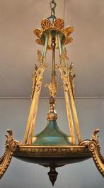 Maison Lucien Gau - Lustre - Lustre Empire - 70 cm - Bronze