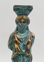 sculptuur, Cariatide - 21.5 cm - Verguld brons, Antiek en Kunst, Antiek | Keramiek en Aardewerk