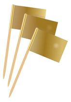Gouden Prikkers 7cm 50st, Nieuw, Verzenden