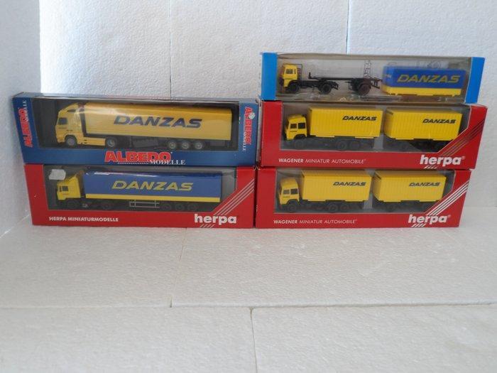 Albedo, Herpa, Roco 1:87 - Model vrachtwagen (5) - 5, Hobby & Loisirs créatifs, Trains miniatures | HO
