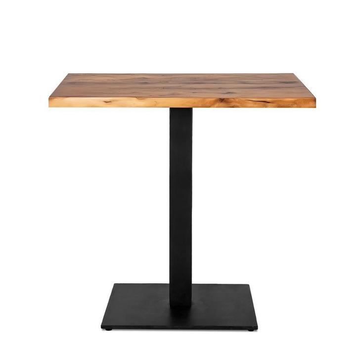 Horecatafel, mangohout (nieuw, outlet), Huis en Inrichting, Tafels | Eettafels, Nieuw, Overige houtsoorten, Metaal