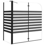Klusser opgelet! Badwand Deal -40%! gestreept glas, nu ex..., Huis en Inrichting, Badkamer | Badkamermeubels, Verzenden, 75 cm of meer
