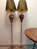 Lampadaire - Métal, Verre - Deux lampes, Antiek en Kunst, Curiosa en Brocante
