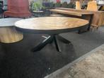 Ovale salontafel mangohout, Nieuw, Ophalen