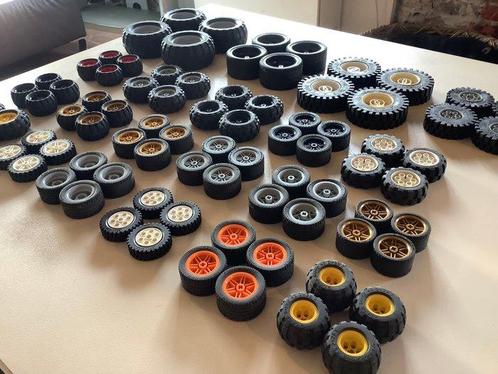 Lego Onderdelen - Technic - 21 complete wheels and tires, Kinderen en Baby's, Speelgoed | Duplo en Lego