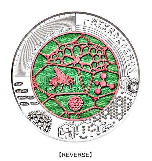 Oostenrijk. 25 Euro 2017 Der Mikrokosmos NIOB Proof, Postzegels en Munten, Munten | Europa | Euromunten