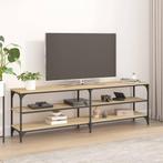 vidaXL Tv-meubel 160x30x50 cm bewerkt hout sonoma, Huis en Inrichting, Kasten |Televisiemeubels, Verzenden, Nieuw