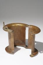 Een bronzen beeldhouwwerk - Baule - Ivoorkust (Zonder