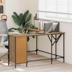 vidaXL Bureau Artisan Eiken 141 x 141 x 75 cm Bewerkt hout, Verzenden, Nieuw
