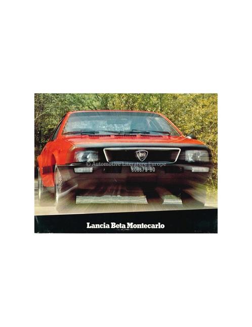 1977 LANCIA BETA MONTECARLO BROCHURE, Livres, Autos | Brochures & Magazines