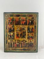 Icoon - Opstanding en 12 feesten - Hout