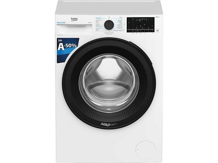 Beko - Wasmachine Voorlader - 9 kg - Wit, Elektronische apparatuur, Wasmachines, 95 cm of meer, Nieuw, Voorlader, Energieklasse A of zuiniger