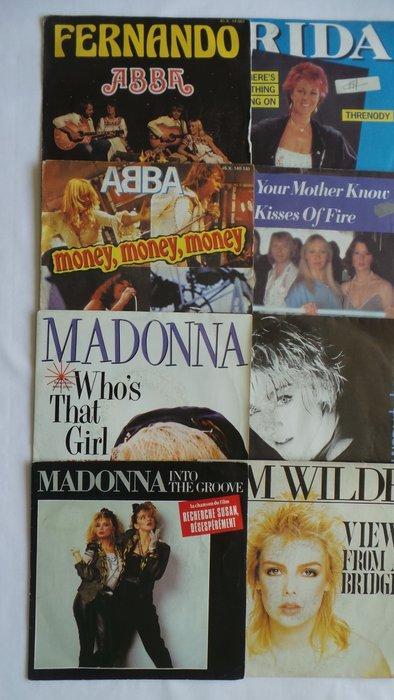ABBA, Madonna, Bonnie Tyler , Kim Wilde - Lot 28 x 7, Cd's en Dvd's, Vinyl Singles