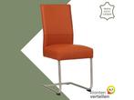 Leren eetkamerstoel Piece - Toledo Cotto (cognac) -, Huis en Inrichting, Stoelen, Bruin, Nieuw, Leer, Ophalen of Verzenden