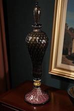 Fles - Glas - Fles met 24-karaats goud, Antiek en Kunst