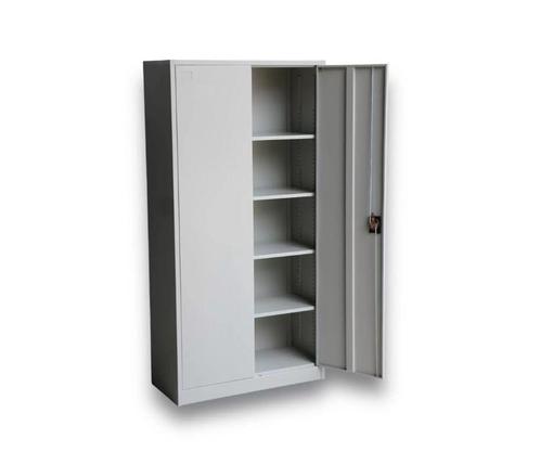 Archiefkast – Met Slot – Nieuw - 200 x 100 x 40 cm - Wit, Huis en Inrichting, Kasten | Roldeurkasten en Archiefkasten, Met slot