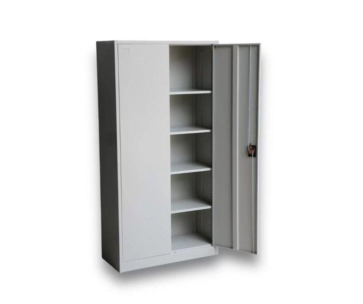 Archiefkast – Met Slot – Nieuw - 200 x 100 x 40 cm - Wit, Huis en Inrichting, Kasten | Roldeurkasten en Archiefkasten, Met slot