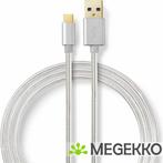 Kabel USB 3.1 | Type-C male - A male | 1,0 m | Aluminium, Informatique & Logiciels, Verzenden