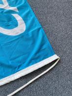 Olympus Cameras promotional flag – blue fabric with printed, Audio, Tv en Foto, Nieuw