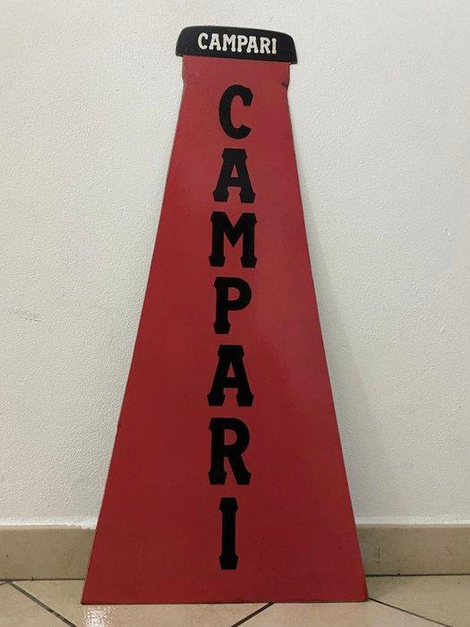 campari spa - Bottel Campari van ijzer - campari spa -, Antiquités & Art, Antiquités | Assiettes décoratives & Carrelages