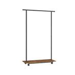 Kapstok - Met plank - 50 kg belasting - Bruin &amp; zwart, Huis en Inrichting, Woonaccessoires | Kapstokken, Ophalen of Verzenden