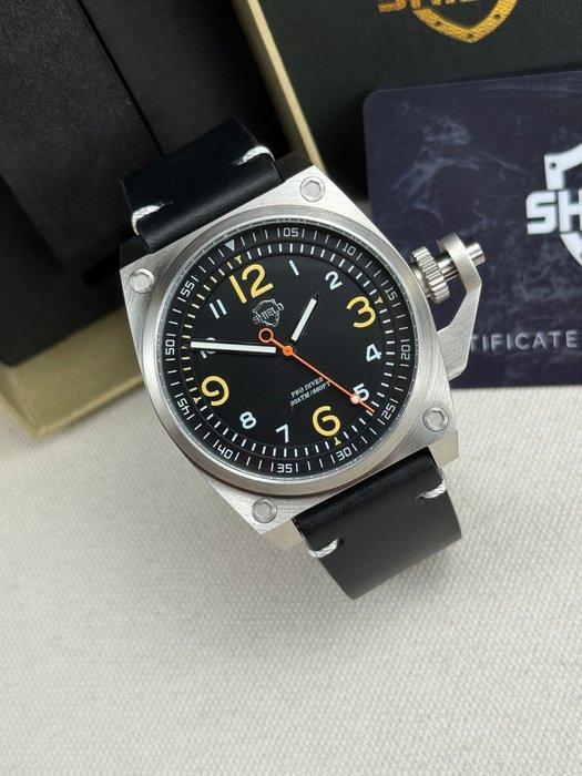Shield - Pascal Black/Silver - Sans Prix de Réserve -, Handtassen en Accessoires, Horloges | Heren