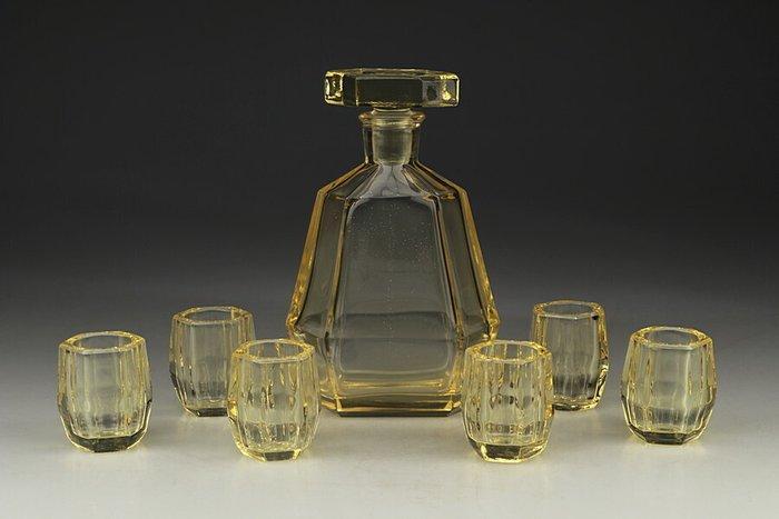 Karaf - Glas, Antiek en Kunst, Kunst | Designobjecten