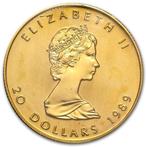 Canada. 20 Dollars 1989 1/2 oz $20 CAD Canadian Gold Maple