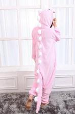 Onesie Lichtroze Draak Pak M-L Drakenpak Dino Kostuum Roze P, Ophalen of Verzenden