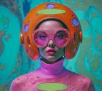 NumericEric (1966) - Lady Pop #15, Antiek en Kunst, Kunst | Schilderijen | Modern