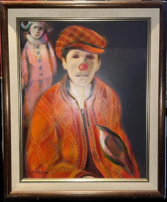 Marcel Cockx (1930-2007) - Clown, Antiek en Kunst, Kunst | Schilderijen | Modern