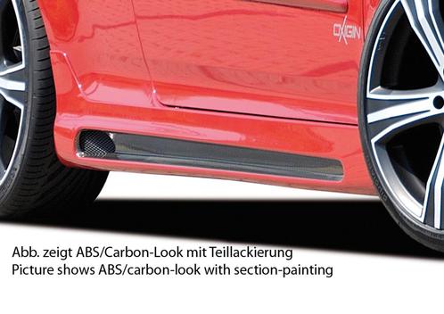 Rieger side skirt | Golf 5 - 3-drs., GTI, R32 | l stuk carbo, Auto-onderdelen, Carrosserie, Nieuw, Volkswagen, Verzenden