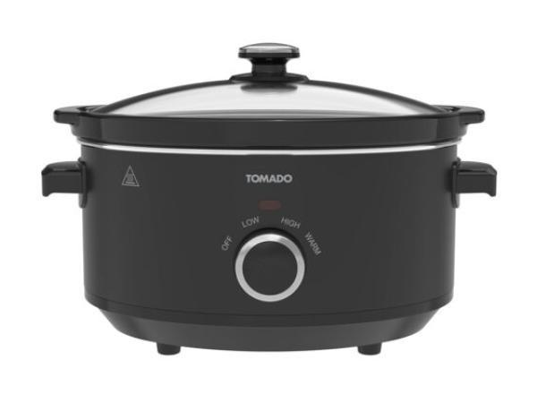 Veiling - TOMADO Slowcooker TSC7535B - Zwart, Elektronische apparatuur, Slowcookers, Nieuw