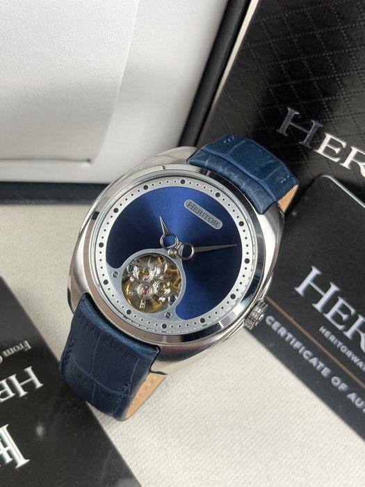 Heritor - Automatic Roman Semi-Skeleton - Zonder, Handtassen en Accessoires, Horloges | Heren