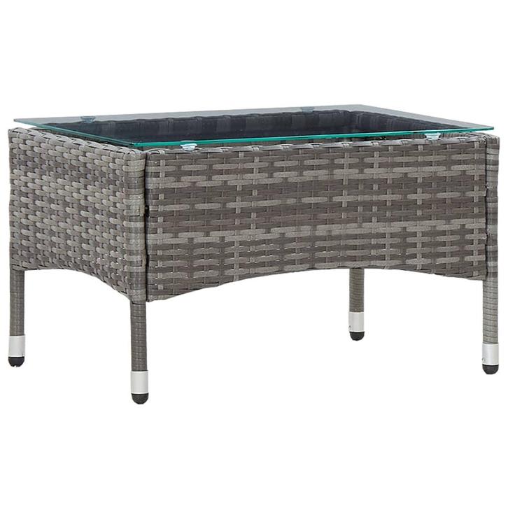 Poly rattan salontafel 60x40x36 | OP = OP | 71% Voordeel, Huis en Inrichting, Tafels | Salontafels, 50 tot 100 cm, Nieuw, Kunststof