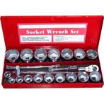 Doppenset 3/4 21-delig Metrisch (Handgereedschap), Auto diversen, Autogereedschap, Verzenden, Nieuw