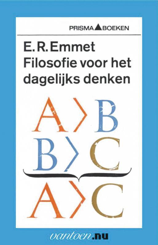 Vantoen.nu -  Filosofie voor het dagelijks denken E.R. Emmet, Boeken, Filosofie, Gelezen, Verzenden