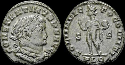 307-337ad Roman Constantine I the Great Ae follis Sol sta..., Postzegels en Munten, Munten en Bankbiljetten | Verzamelingen, Verzenden
