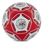 Ajax Voetbal Rood Wit Vlakken Oud Logo Maat 5, Sport en Fitness, Voetbal, Verzenden, Nieuw, Bal