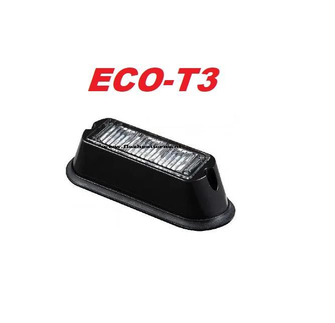 ECO T3 Led Flitser 3x3 Watt ECER65 - ECE R10 -12/24 V, Autos : Divers, Tuning & Styling, Enlèvement ou Envoi