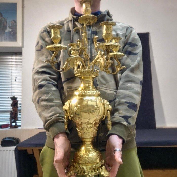 Chandelier (2) - Bronze doré - Le meilleur dans lor, Antiquités & Art, Antiquités | Horloges