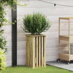 vidaXL Plantkisten Bruin 33 x 33 x 65 cm Geïmpregneerd, Verzenden