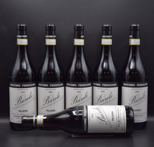 2020 Giacomo Fenocchio, Villero - Barolo - 6 Flessen (0.75, Verzamelen, Wijnen