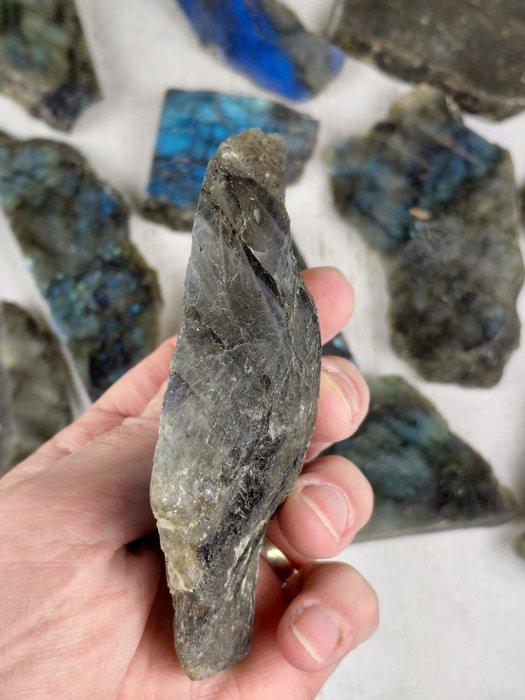 Labrodoriet edelsteen plakken met flash- 2 kg, Verzamelen, Mineralen en Fossielen