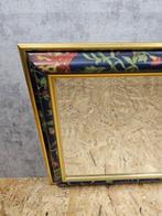 Hand beschilderd, Vergulde randen - Wandspiegel - Hout, Glas, Huis en Inrichting, Nieuw