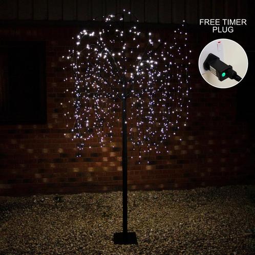 Wilgenboom LED kerstverlichting - Zwart - 240 m hoog - 800, Diversen, Kerst, Verzenden