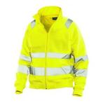 Jobman 5172 sweatshirt zippé hi-vis  l jaune, Nieuw