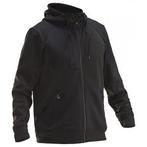 Jobman werkkledij workwear - 5303 hoodie spun dye xl zwart