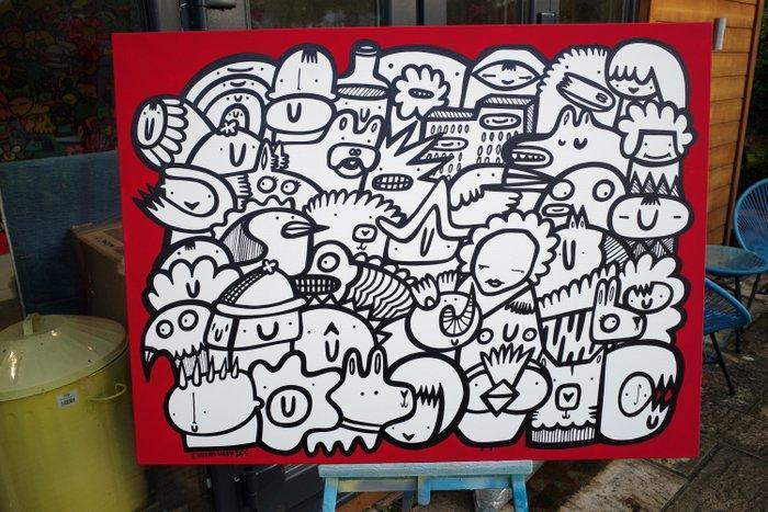 Kev Munday - In The Bubble, Antiek en Kunst, Kunst | Schilderijen | Modern