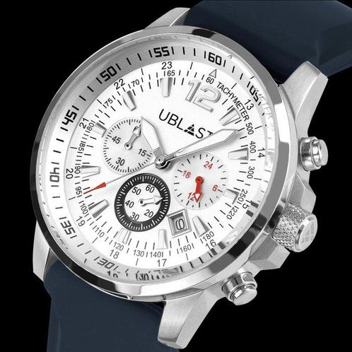 Ublast - Street Race Chronograph - UBSR43CBWH - Homme - 2025, Handtassen en Accessoires, Horloges | Heren